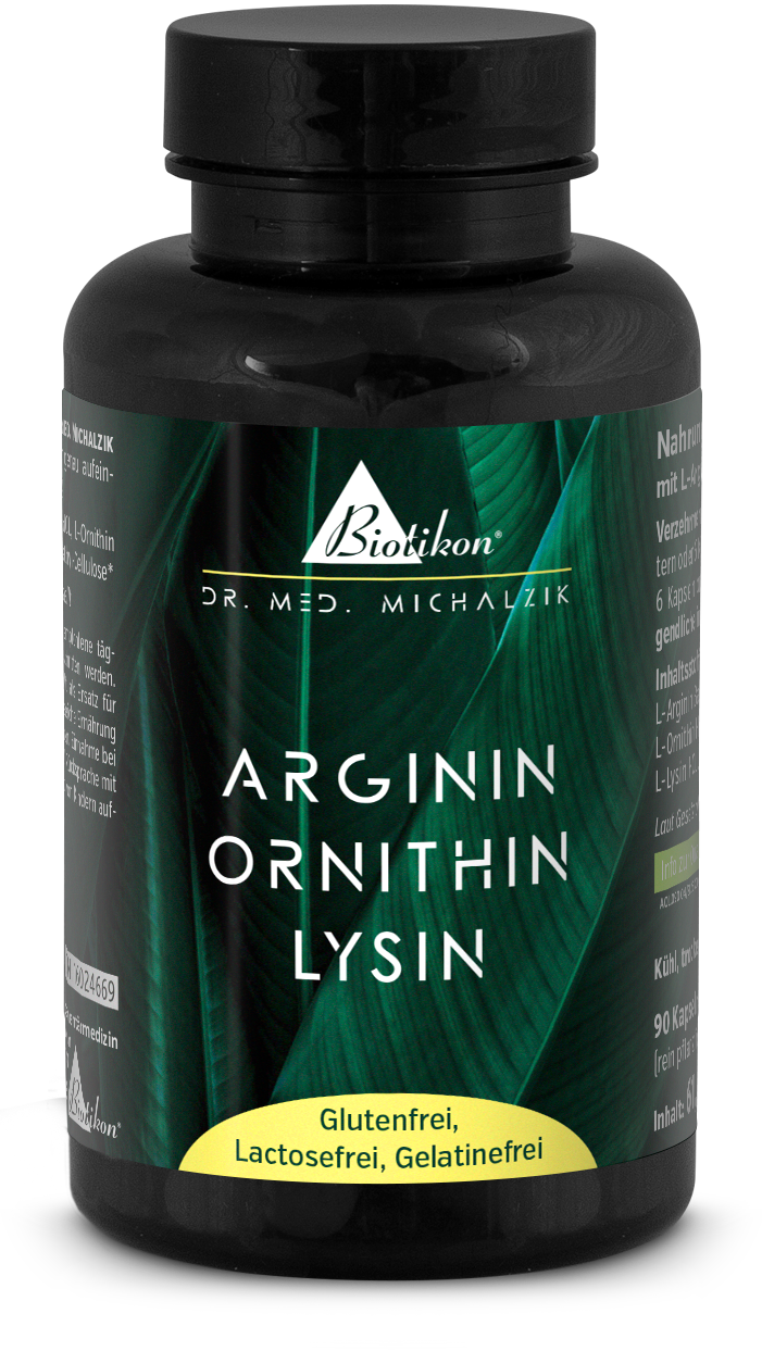 Blaue Flasche mit 90 veganen Kapseln, daneben einige Kapseln, gluten- und laktosefrei.
