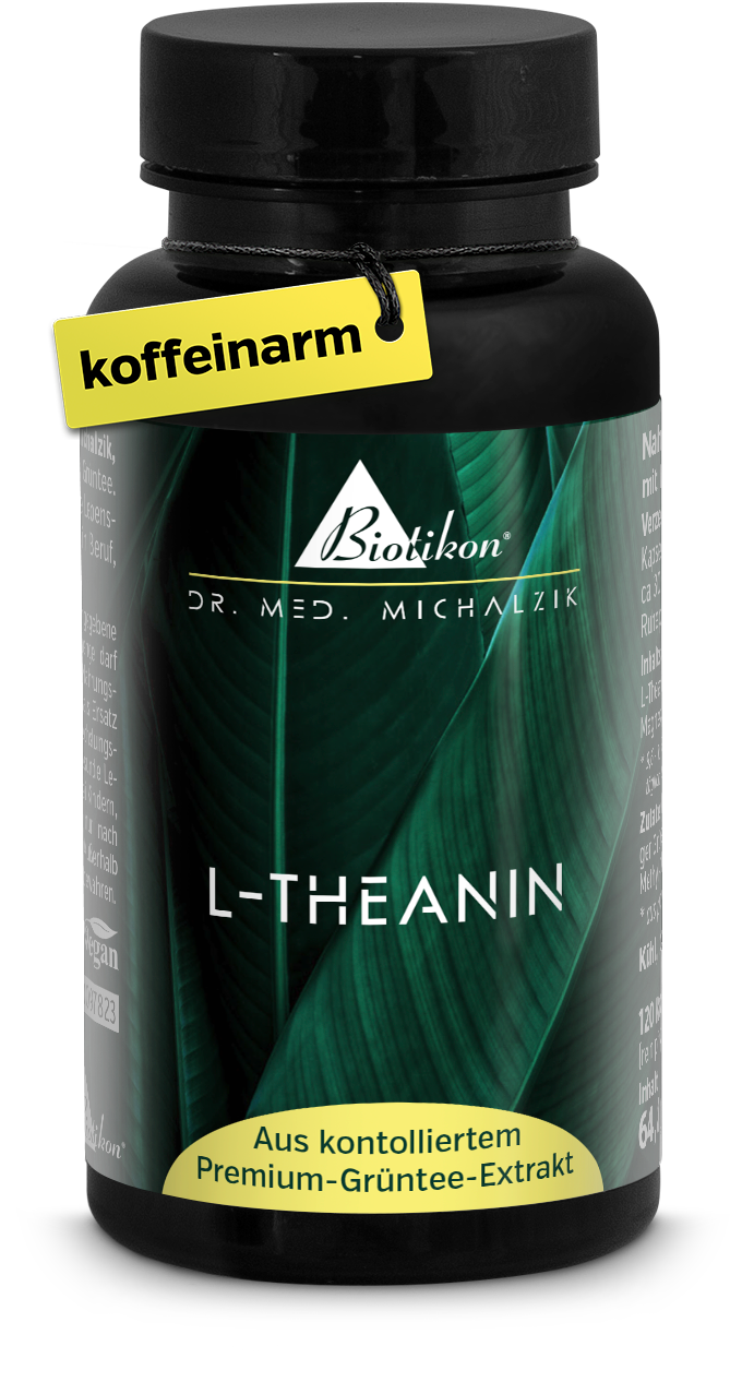 L-Theanin Kapseln Dose Frontansicht
