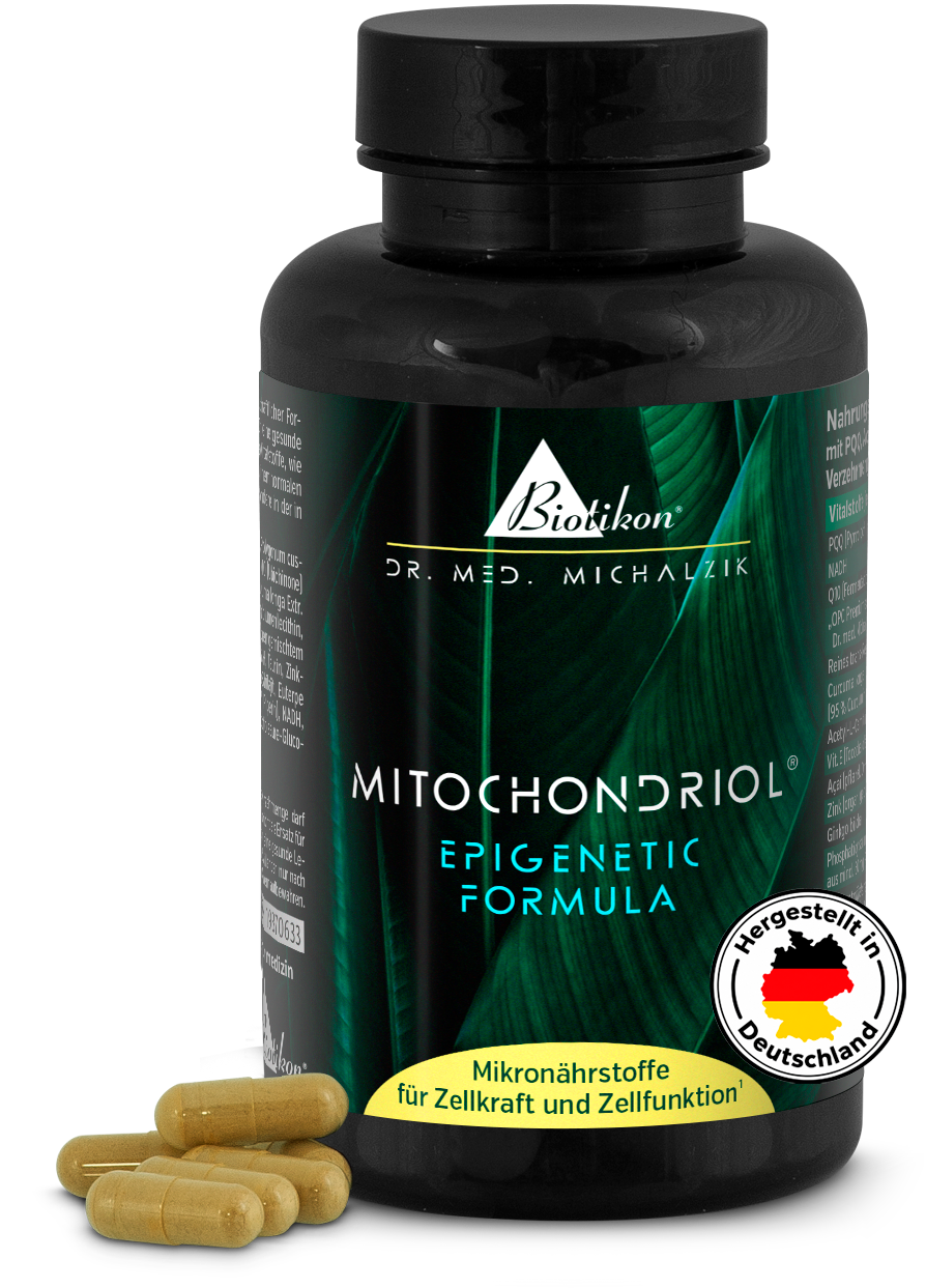 Mitochondriol-burk med logotypen ”Tillverkad i DE” Mitochondriol-burk med logotypen ”Tillverkad i Tyskland”