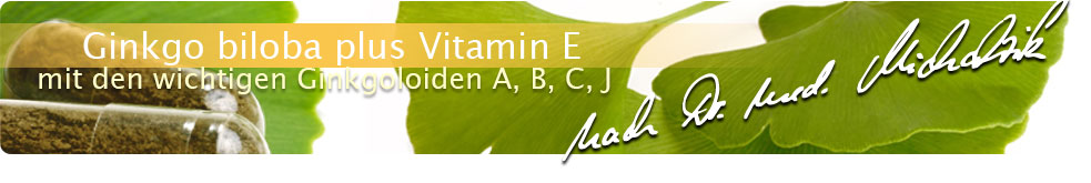 Ginkgo plus vitamin E