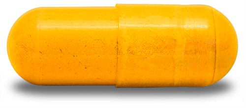 Gelbe Kapsel, oval, 1000 IE, abgebildet auf schwarzem Hintergrund.