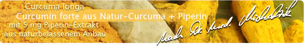 Curcumin forte av naturlig curcuma + piperin