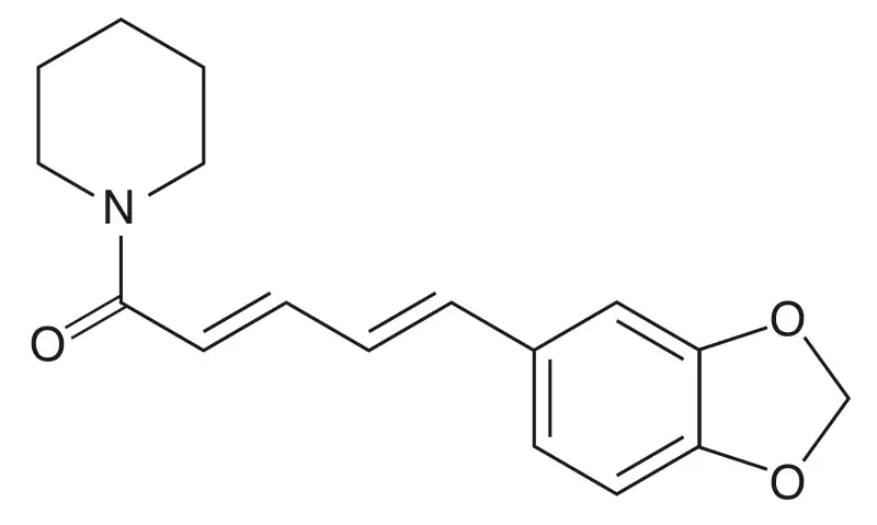 Piperin Strukturformel Piperin Strukturformel